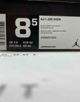 Air Jordan 1 J2K High "Black Varsity Red" 2012 New Size 8.5